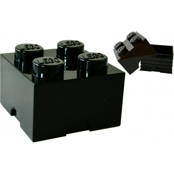 Opbergbox Brick 4 zwart (4003)