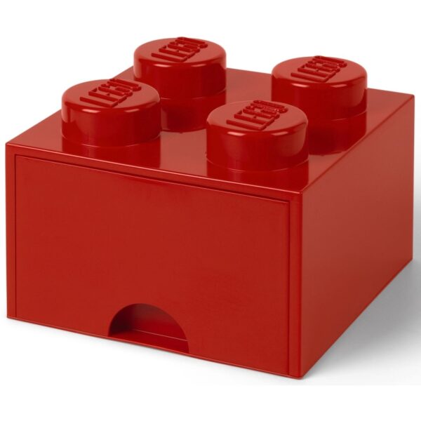 LEGO Brick Drawer 4 Rood Opbergdoos