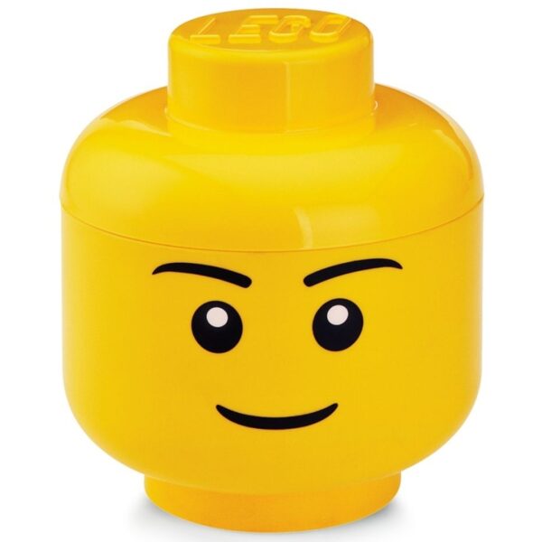 LEGO Storage Head "Boy", Geel Opbergdoos