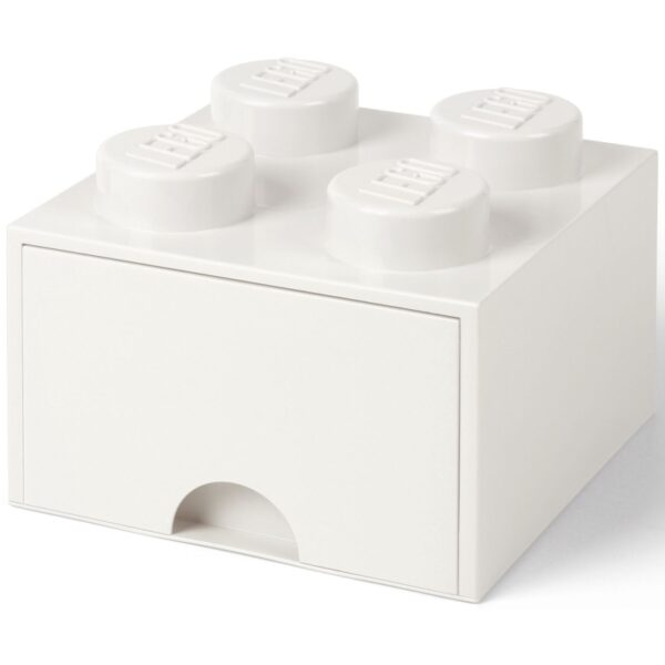 LEGO Brick Drawer 4 Wit Opbergdoos