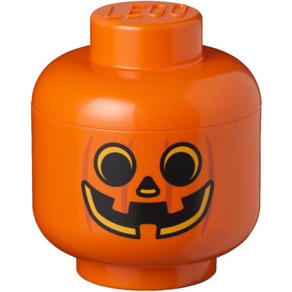 LEGO Storage Head 'Pompoen', klein Opbergdoos