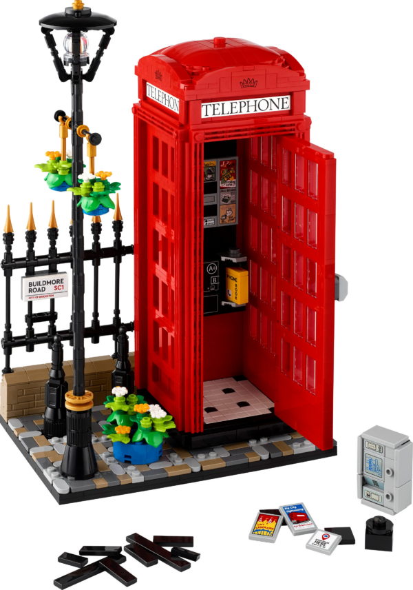Rode Londense telefooncel