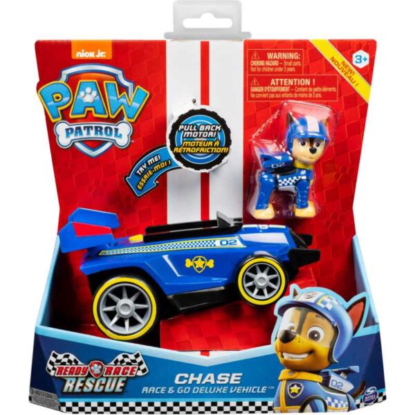 Paw Patrol - Race & Go luxe voertuig van Ready Race Rescue Speelgoedvoertuig