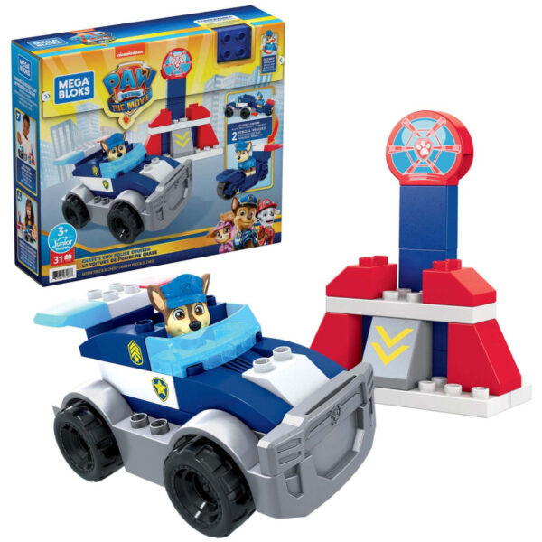 PAW Patrol: The Movie - Chase's City Police Cruiser Set Constructiespeelgoed