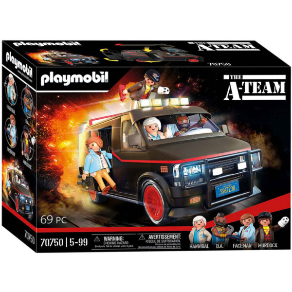 Famous cars - The A-Team Bus Constructiespeelgoed