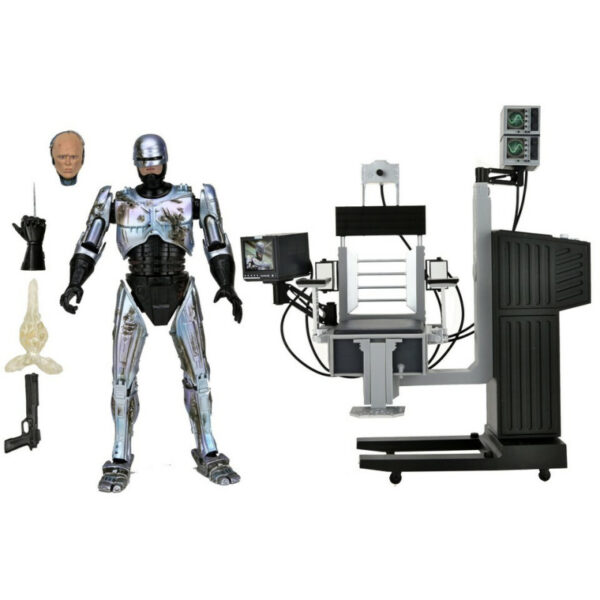 Robocop: Ultimate Battle Damaged Robocop with Chair 7 inch Action Figure Speelfiguur