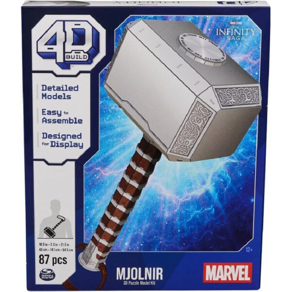 Marvel: 4D Build - Thor Mjolnir Hammer 3D Puzzel Puzzel