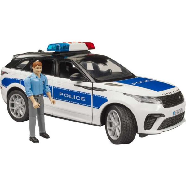 Range Rover Velar politievoertuig met politieagent en licht en geluid Modelvoertuig