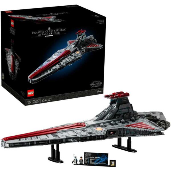 Star Wars - Venator-class Republic Attack Cruiser Constructiespeelgoed