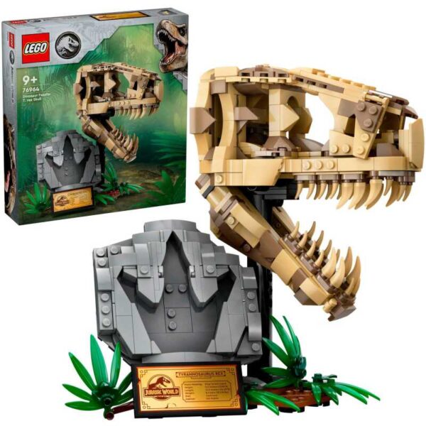 Jurassic World - Dinosaurusfossielen: T. rex schedel Constructiespeelgoed