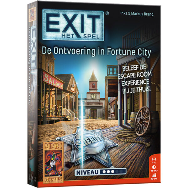 EXIT - De Ontvoering in Fortune City Gezelschapsspel