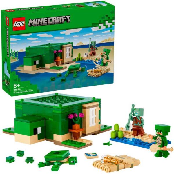 Minecraft - Het schildpadstrandhuis Constructiespeelgoed