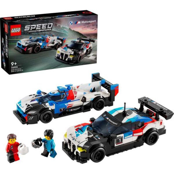 Speed Champions - BMW M4 GT3 & BMW M Hybrid V8 racewagens Constructiespeelgoed