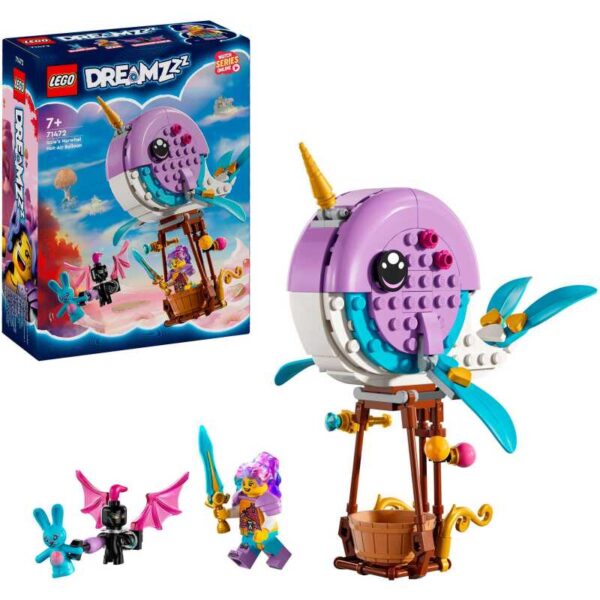 DREAMZzz - Izzie's narwal-luchtballon Constructiespeelgoed