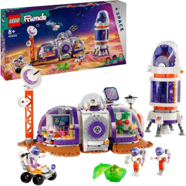 Friends - Ruimtebasis op Mars en raket Constructiespeelgoed