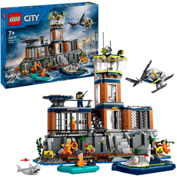 City - Politiegevangeniseiland Constructiespeelgoed