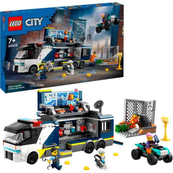 City - Politielaboratorium in truck Constructiespeelgoed
