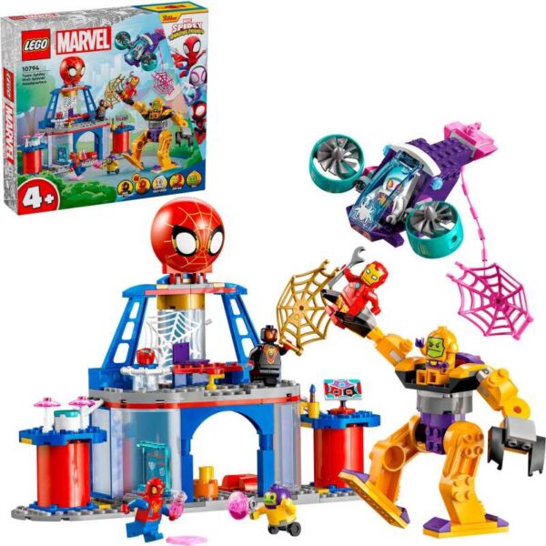 Spider-Man - Team Spidey webspinner hoofdkwartier Constructiespeelgoed