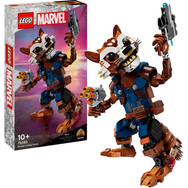 Marvel - Rocket en Baby Groot Constructiespeelgoed