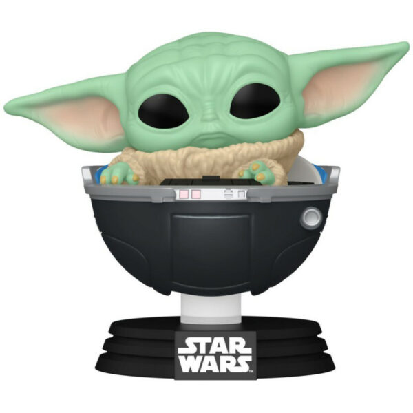 Pop! Star Wars: The Mandalorian - Grogu in Hovering Pram Speelfiguur