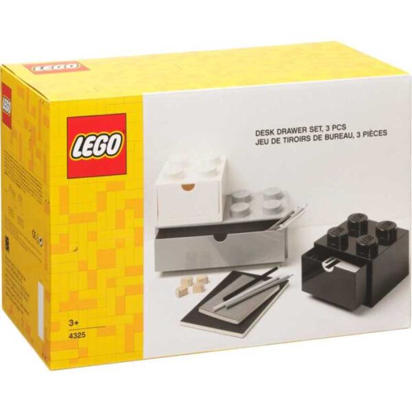 LEGO Opbergstenen, 3 stuks Opbergdoos