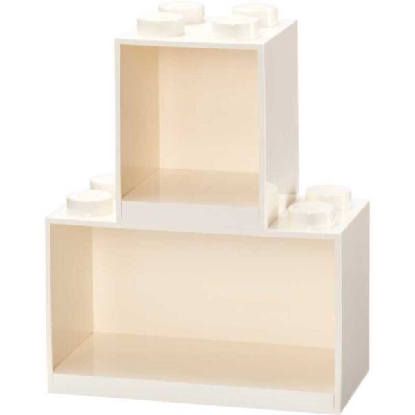 LEGO Brick Shelf Set, 4 + 8 noppen Wandschap