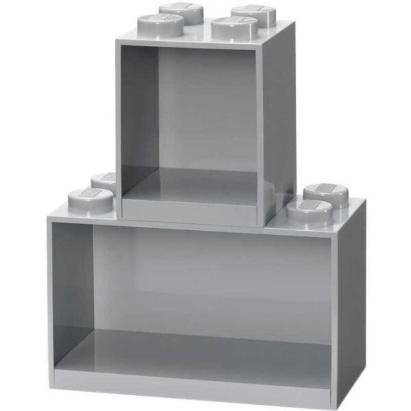 LEGO Brick Shelf Set, 4 + 8 noppen Wandschap