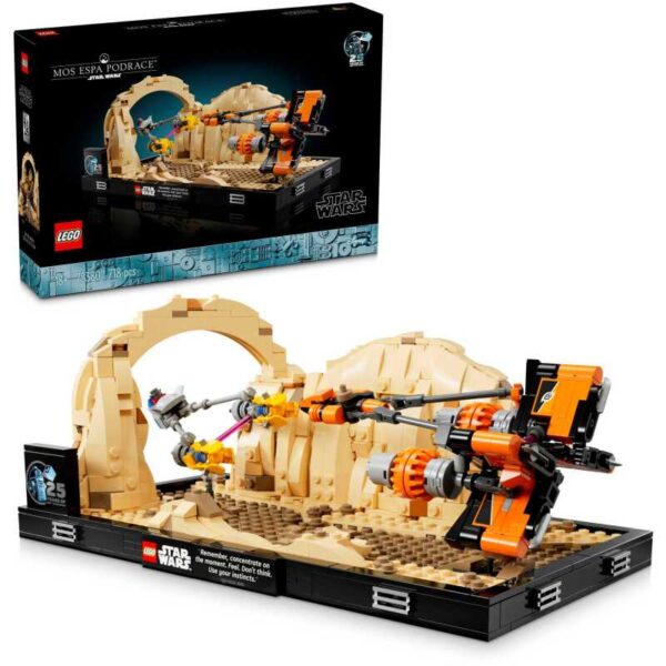 Star Wars - Mos Espa Podrace diorama Constructiespeelgoed