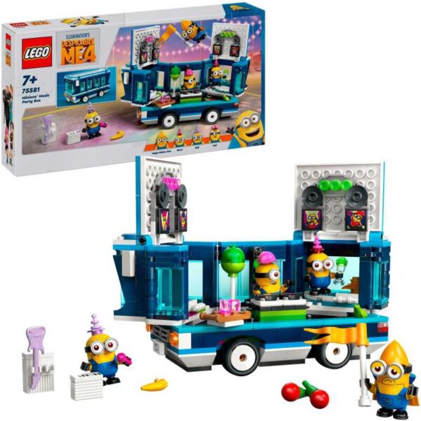 Minions - Muzikale feestbus van de Minions Constructiespeelgoed