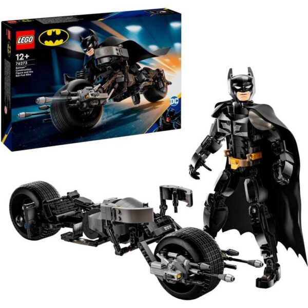 DC Super Heroes - Batman bouwfiguur en de Bat-Pod motor Constructiespeelgoed