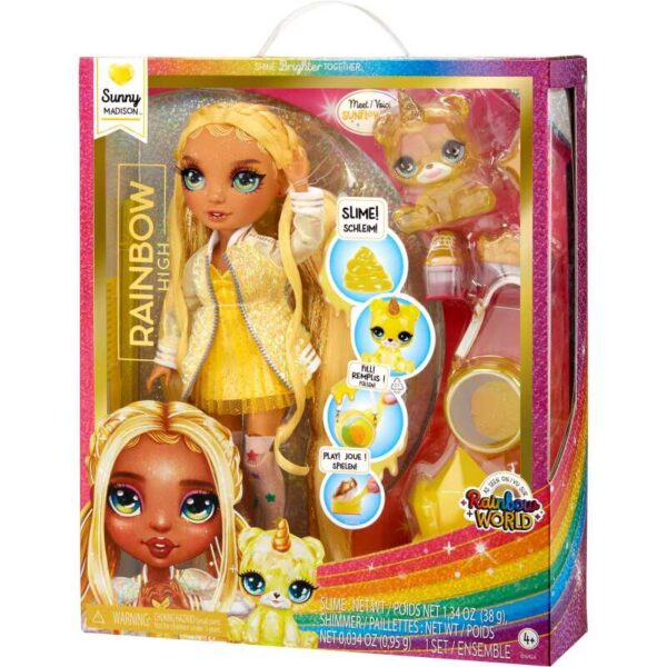 Rainbow High Slime Kit & Pet - Sunny Pop