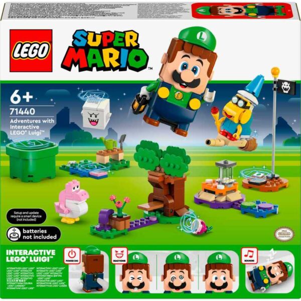 Super Mario - Avonturen met interactieve Luigi Constructiespeelgoed