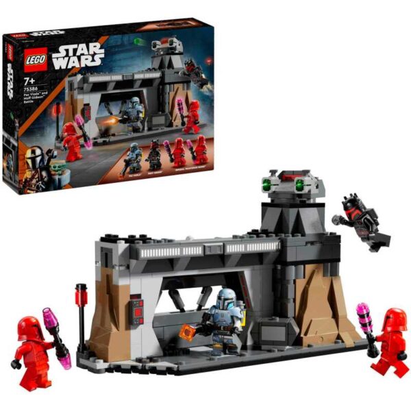 Star Wars - Paz Vizsla en Moff Gideon duel Constructiespeelgoed