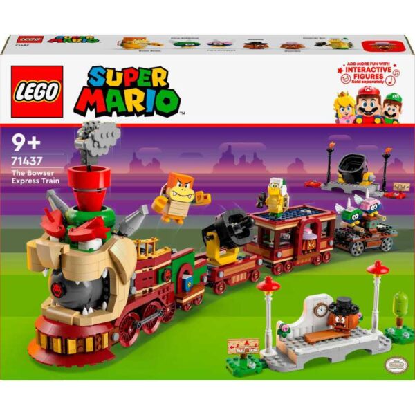 Super Mario - De Bowser Exprestrein Constructiespeelgoed