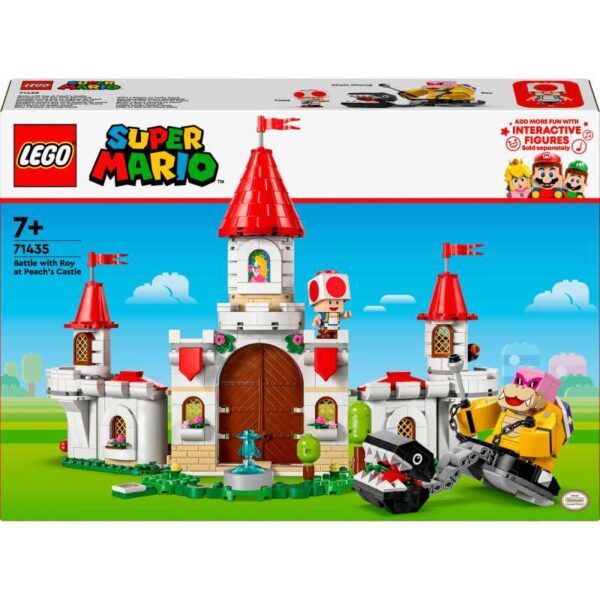 Super Mario - Gevecht met Roy bij Peach' kasteel Constructiespeelgoed