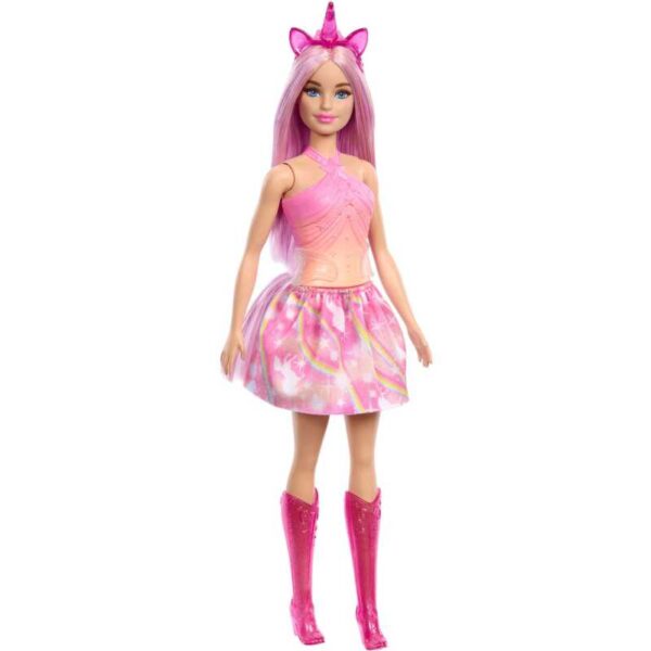 Dreamtopia - Eenhoornpop met roze haar en kleurrijke outfit Pop