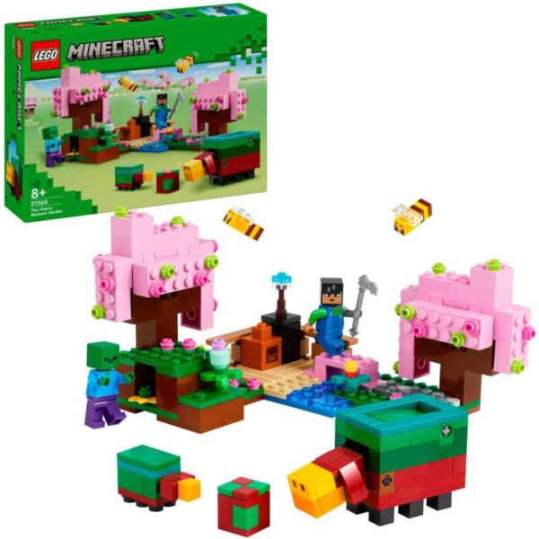 Minecraft - De kersenbloesemtuin Constructiespeelgoed