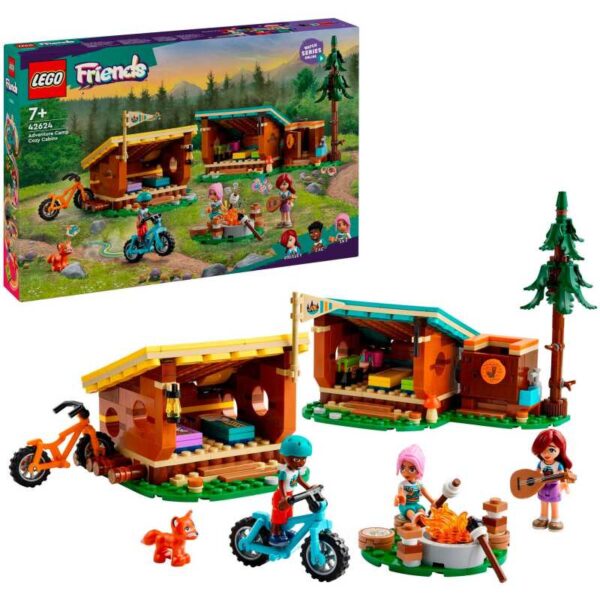 Friends - Avonturenkamp knusse boshutten Constructiespeelgoed