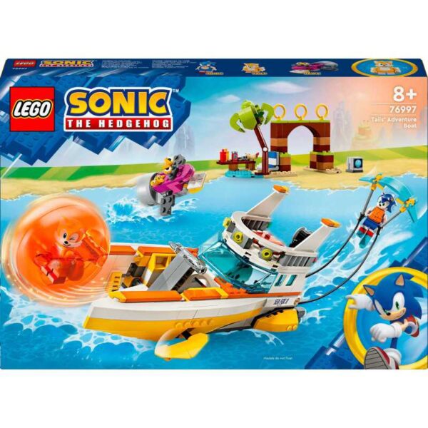 Sonic the Hedgehog - Tails' avonturenboot Constructiespeelgoed