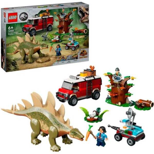 Jurassic World - Dinosaurusmissies: Stegosaurus ontdekking Constructiespeelgoed