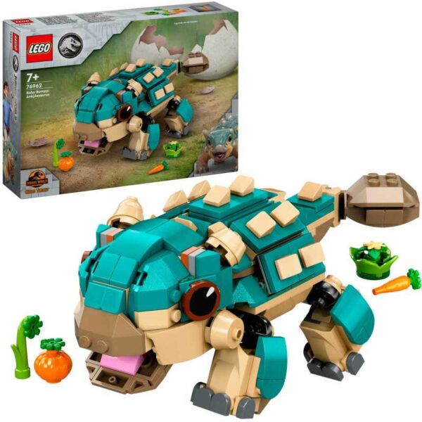 Jurassic World - Baby Bumpy: Ankylosaurus Constructiespeelgoed