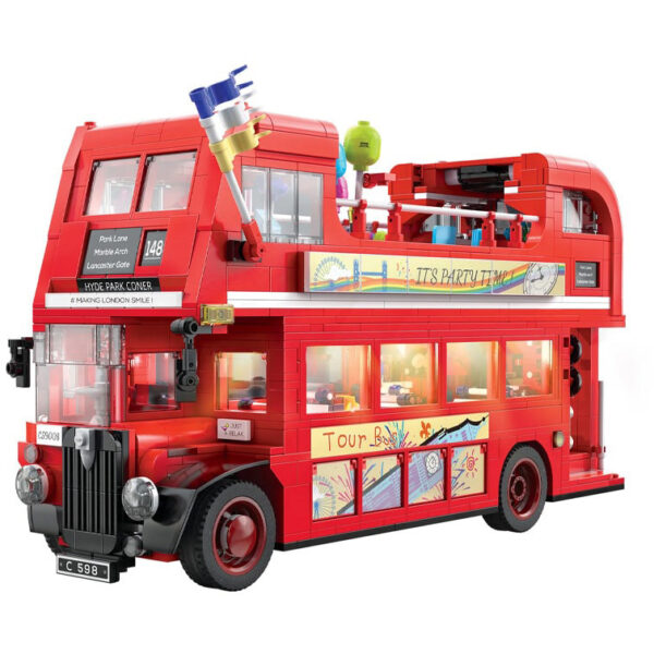 Building - London Vintage Tour Bus Constructiespeelgoed