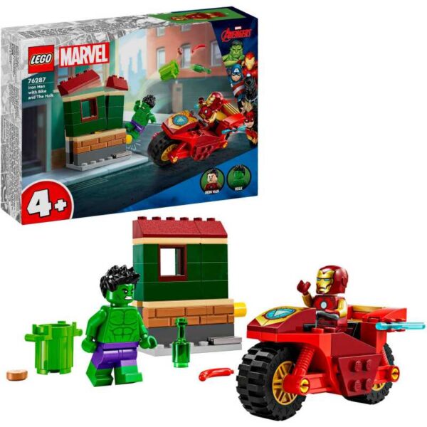 Marvel - Iron Man met motor en de Hulk Constructiespeelgoed