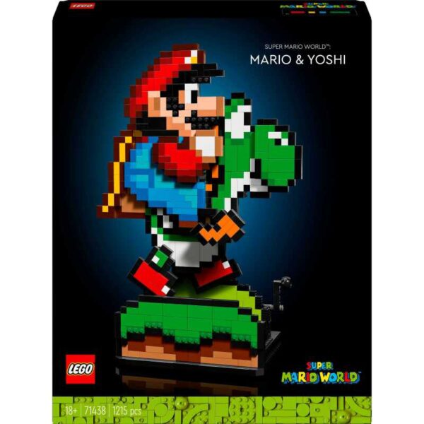 Super Mario - Super Mario World: Mario en Yoshi Constructiespeelgoed