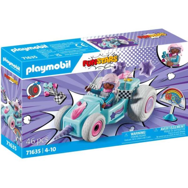 Funstars - Racing Unicorn Constructiespeelgoed