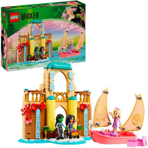 Wicked - Glinda, Elphaba en Nessarose op Shiz University Constructiespeelgoed
