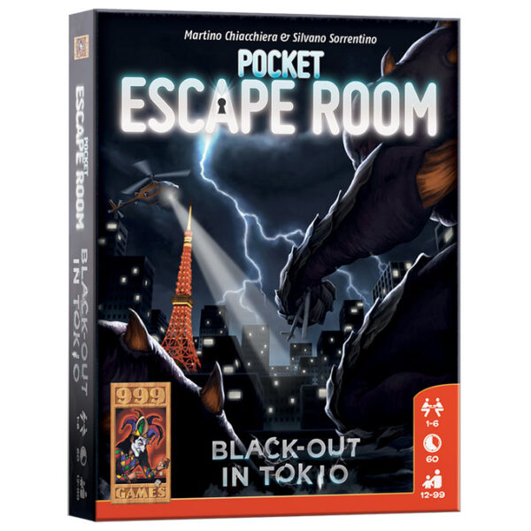 Pocket Escape Room: Black-out in Tokio Bordspel