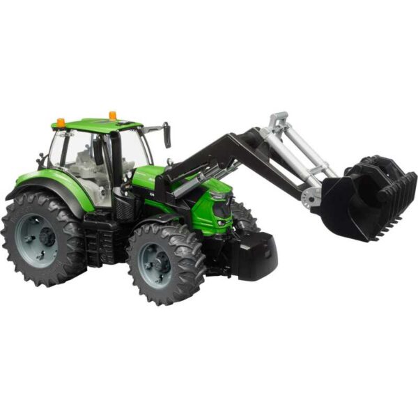 Deutz 8280 TTV met frontlader Modelvoertuig