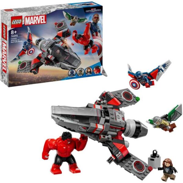 Marvel - Captain America vs. Rode Hulk duel Constructiespeelgoed