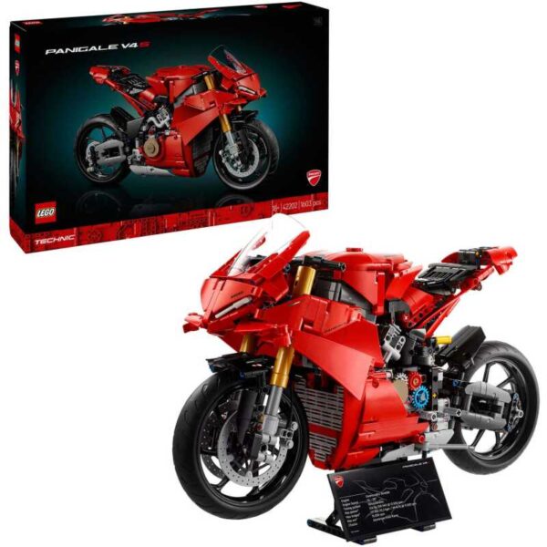Technic - Ducati Panigale V4 S motor Constructiespeelgoed